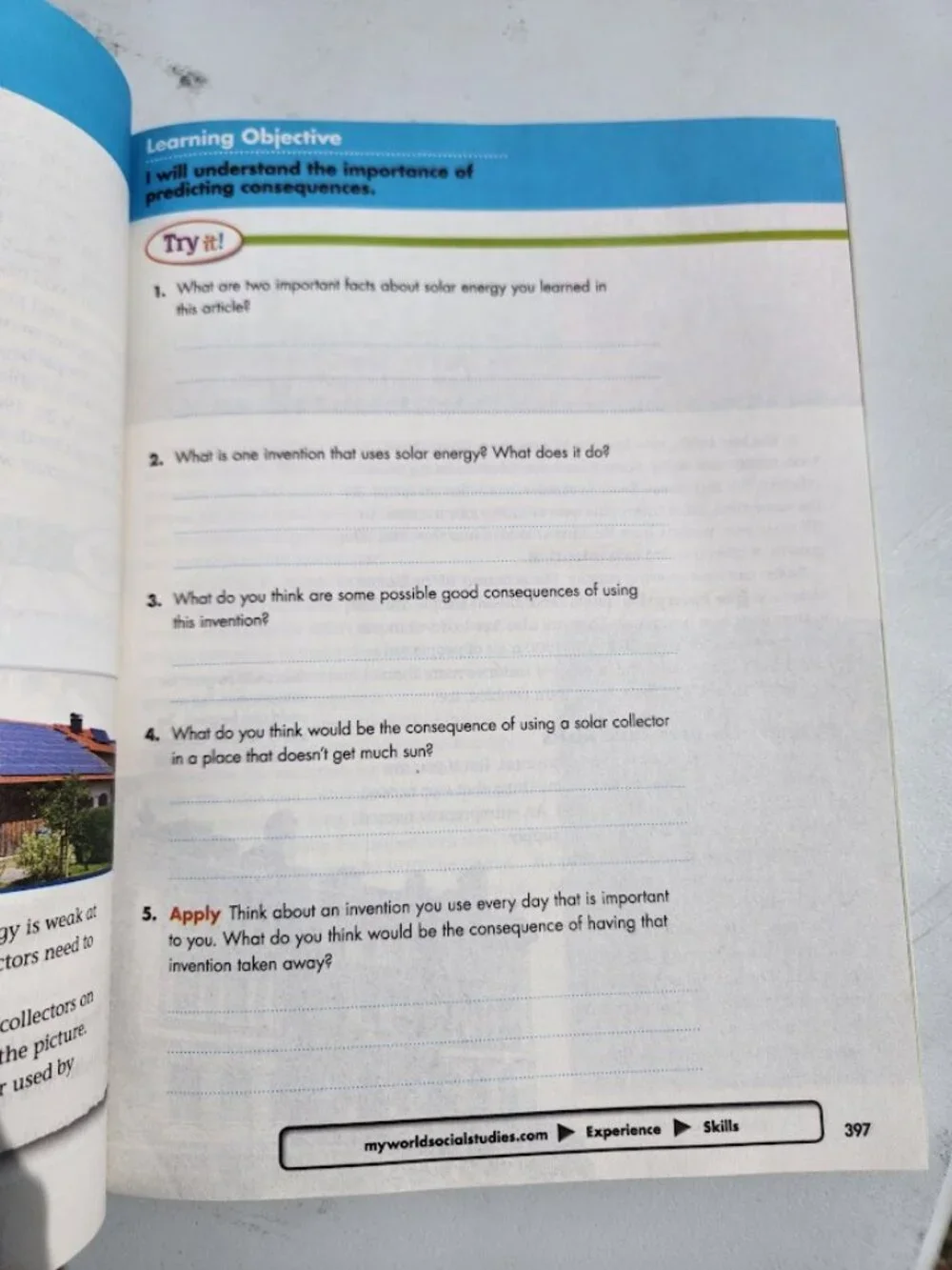 New Pearson My World Social Studies The Growth of our Country Student Worktext B